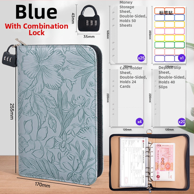 Bankas kartes un naudas organizators — reljēfa raksts, PU materiāls, Relief sērija, Tongyi Culture