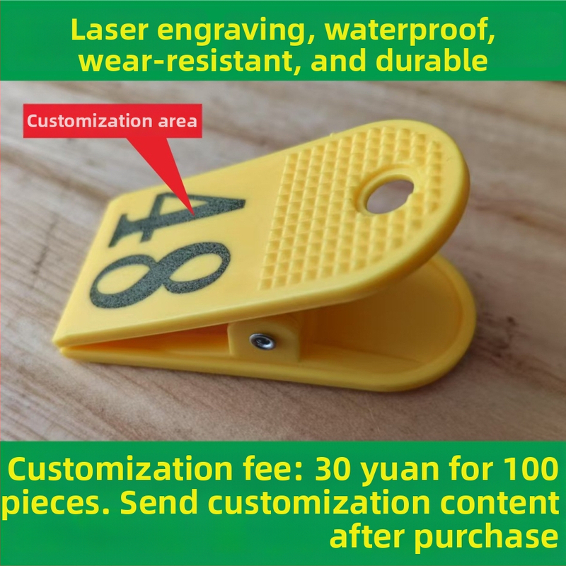 Restorāna pasūtījuma numura klips, ABS materiāls, produkta kods JD00008, Bez zīmola, Modelis: Cits