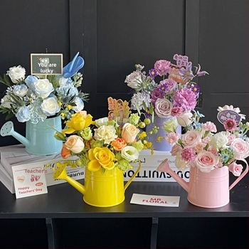 Kované železné záhradné zavlažovacie kanvičky, roztomilý dizajn (Materiál: Železo; Značka: Fool beauty; Aplikácia: Domáca záhrada)