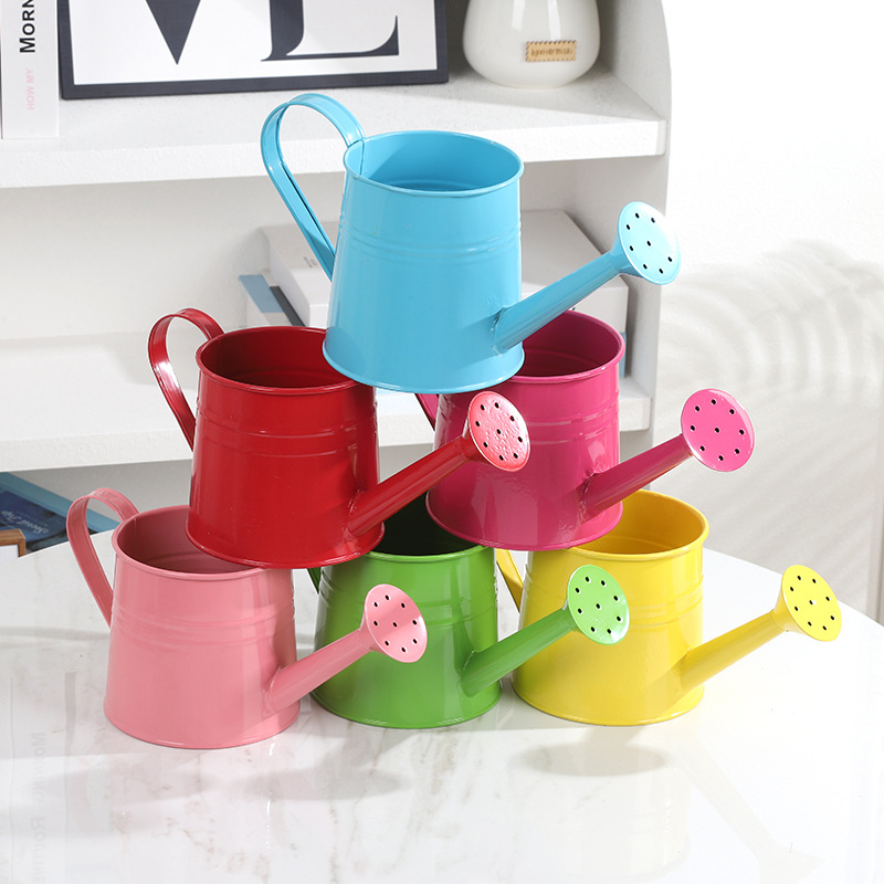 Kované železné záhradné zavlažovacie kanvičky, roztomilý dizajn (Materiál: Železo; Značka: Fool beauty; Aplikácia: Domáca záhrada)