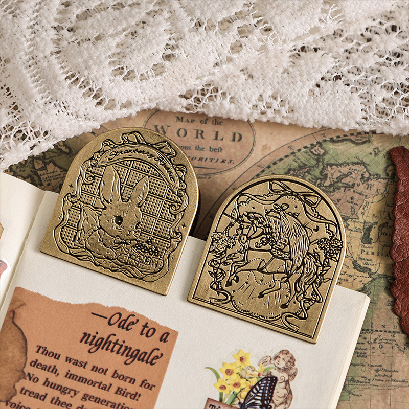 Joyful metalni klipsovi za dnevnik s motivom zvjezdanog neba i noći u šumi