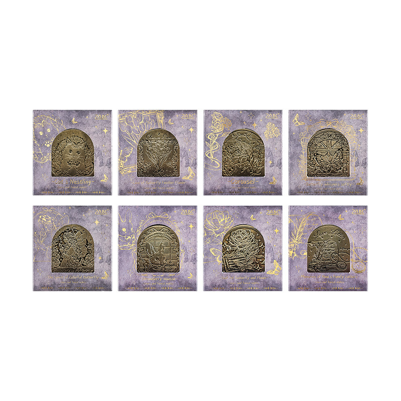 Joyful metalni klipsovi za dnevnik s motivom zvjezdanog neba i noći u šumi