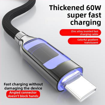 Καλώδιο USB-C γρήγορης φόρτισης (60W, 1–2 m) για Huawei/Honor