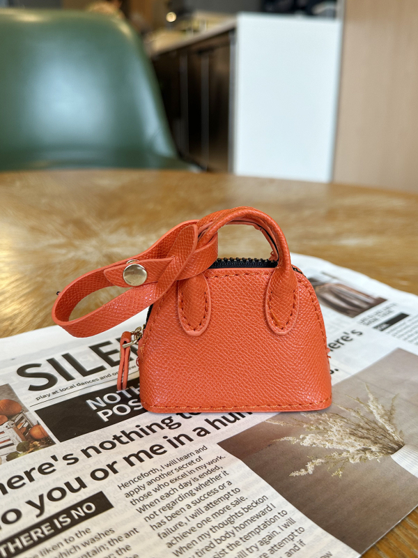 Portofel pentru monede, material PVC, stil urban simplu, design unisex, Primăvara 2025