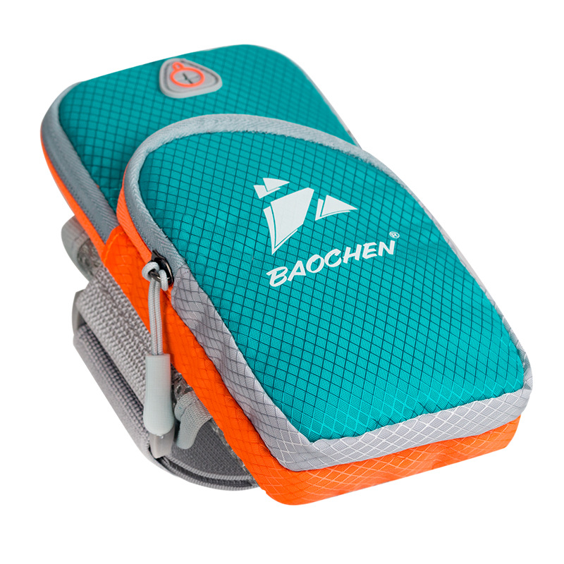 Geantă pentru braț pentru telefon pentru alergare — material PU, pentru bărbați, sport în aer liber