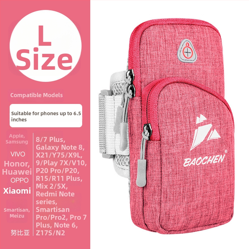 Geantă pentru braț pentru telefon pentru alergare — material PU, pentru bărbați, sport în aer liber