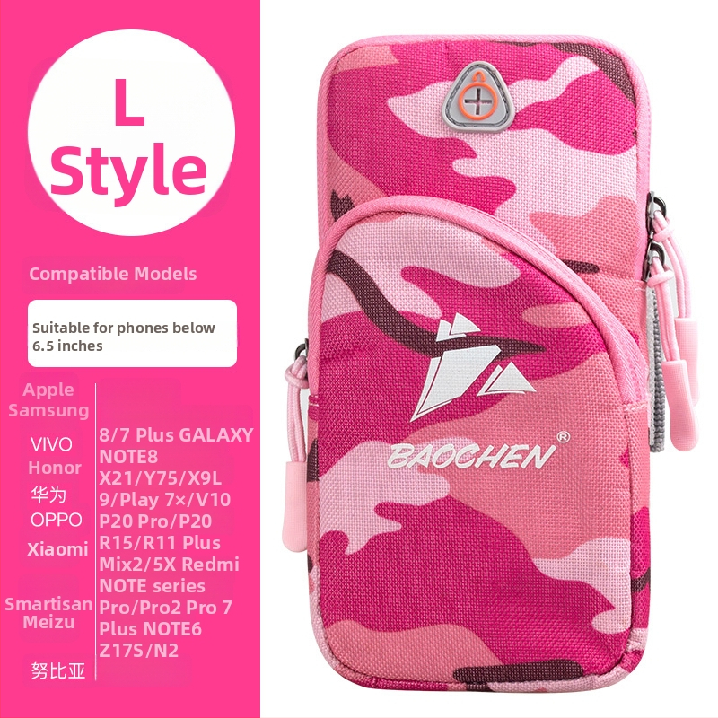 Geantă pentru braț pentru telefon pentru alergare — material PU, pentru bărbați, sport în aer liber