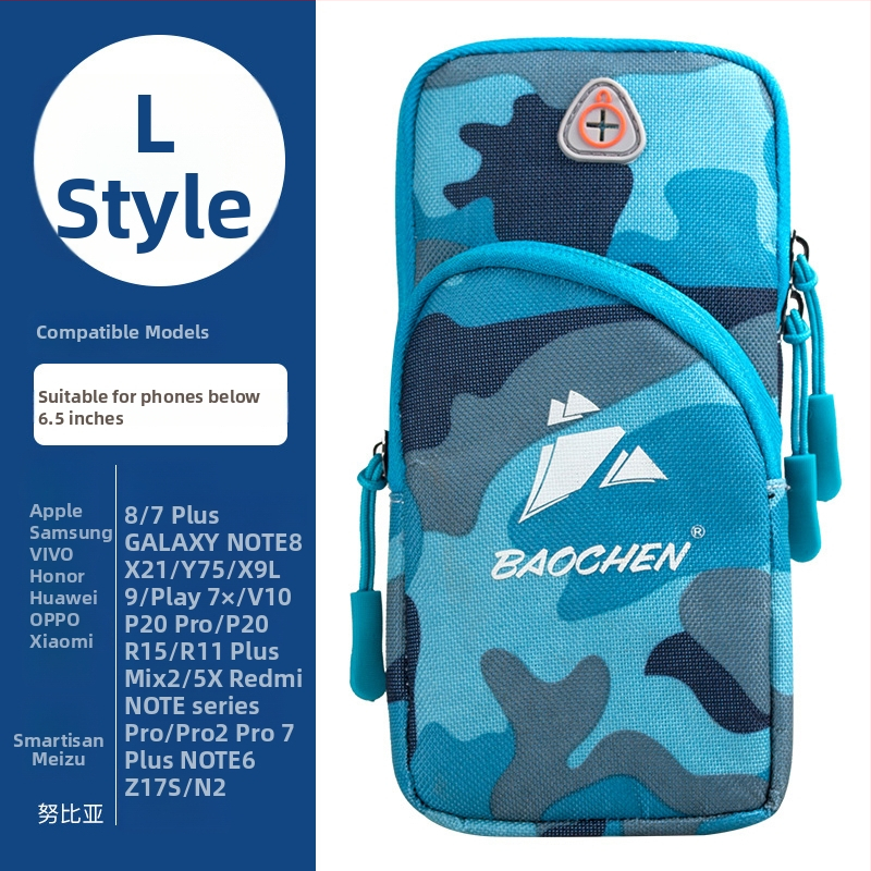 Geantă pentru braț pentru telefon pentru alergare — material PU, pentru bărbați, sport în aer liber