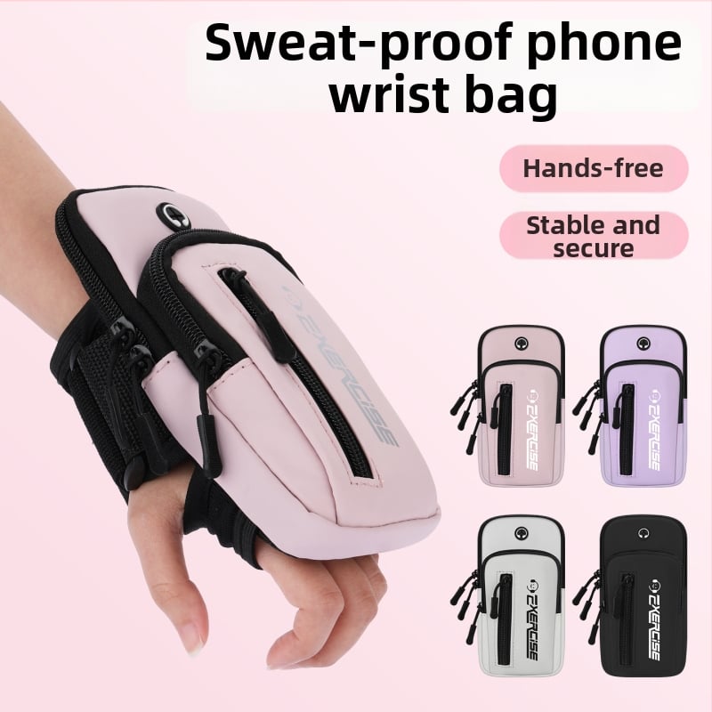 Geantă de braț pentru telefon Vanlain, pentru alergare și ciclism, material PU respirabil, căptușeală poliester-bumbac