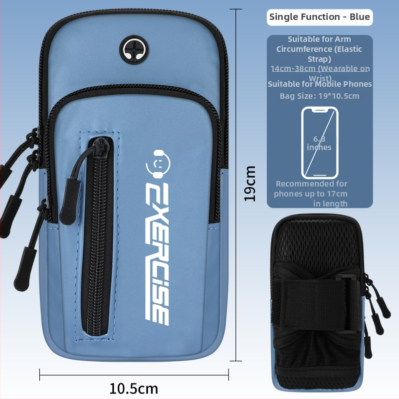 Geantă de braț pentru telefon Vanlain, pentru alergare și ciclism, material PU respirabil, căptușeală poliester-bumbac