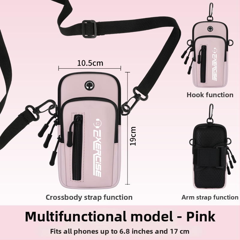 Geantă de braț pentru telefon Vanlain, pentru alergare și ciclism, material PU respirabil, căptușeală poliester-bumbac