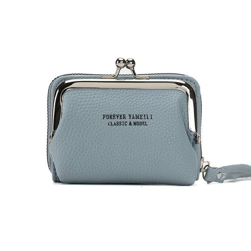 Portofel pentru monede, stil stradal, din PU, căptușeală PU, marca Yameili, impermeabil