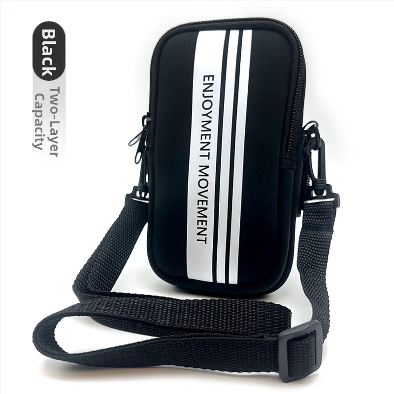 Geantă de braț unisex cu curea încrucișată – Material scuba, impermeabil, respirabil, ultraușoară