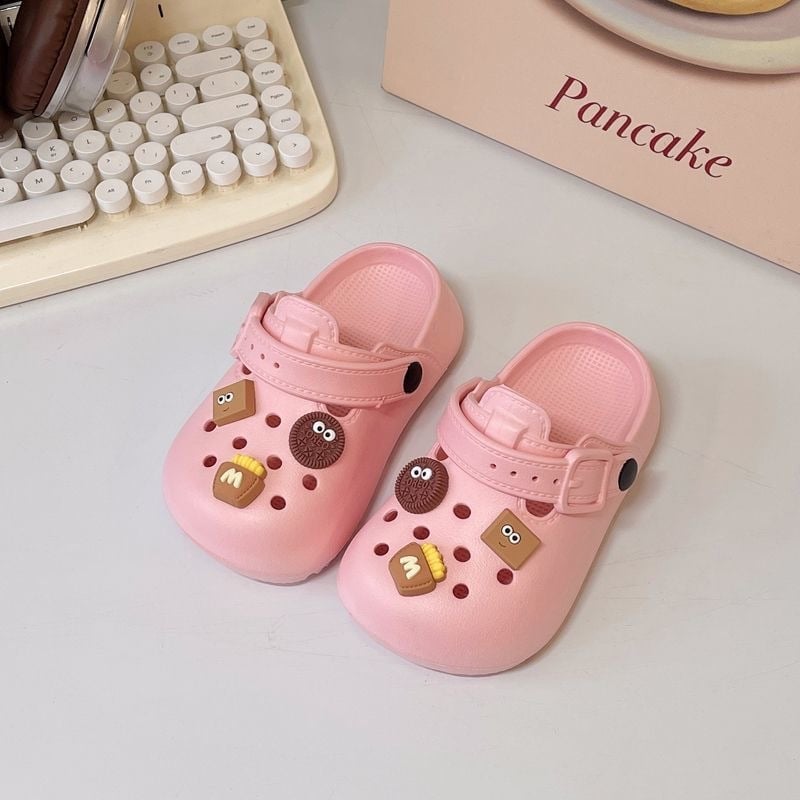 Papuci EVA pentru copii, unisex – Cartoon Paradise, antiderapant, partea superioară EVA, 7–16 ani