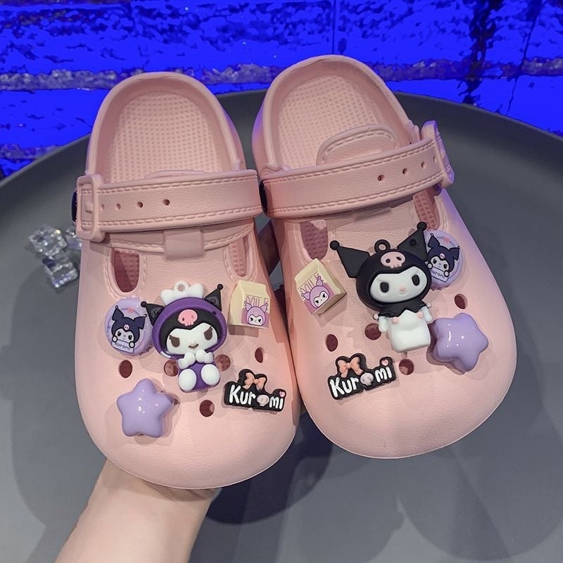 Papuci EVA pentru copii, unisex – Cartoon Paradise, antiderapant, partea superioară EVA, 7–16 ani