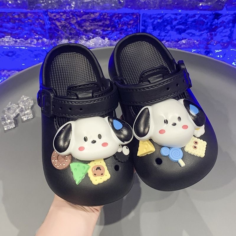 Papuci EVA pentru copii, unisex – Cartoon Paradise, antiderapant, partea superioară EVA, 7–16 ani