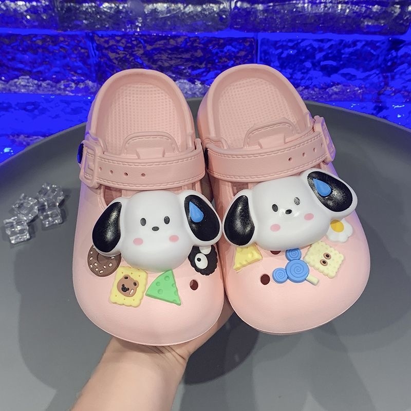 Papuci EVA pentru copii, unisex – Cartoon Paradise, antiderapant, partea superioară EVA, 7–16 ani