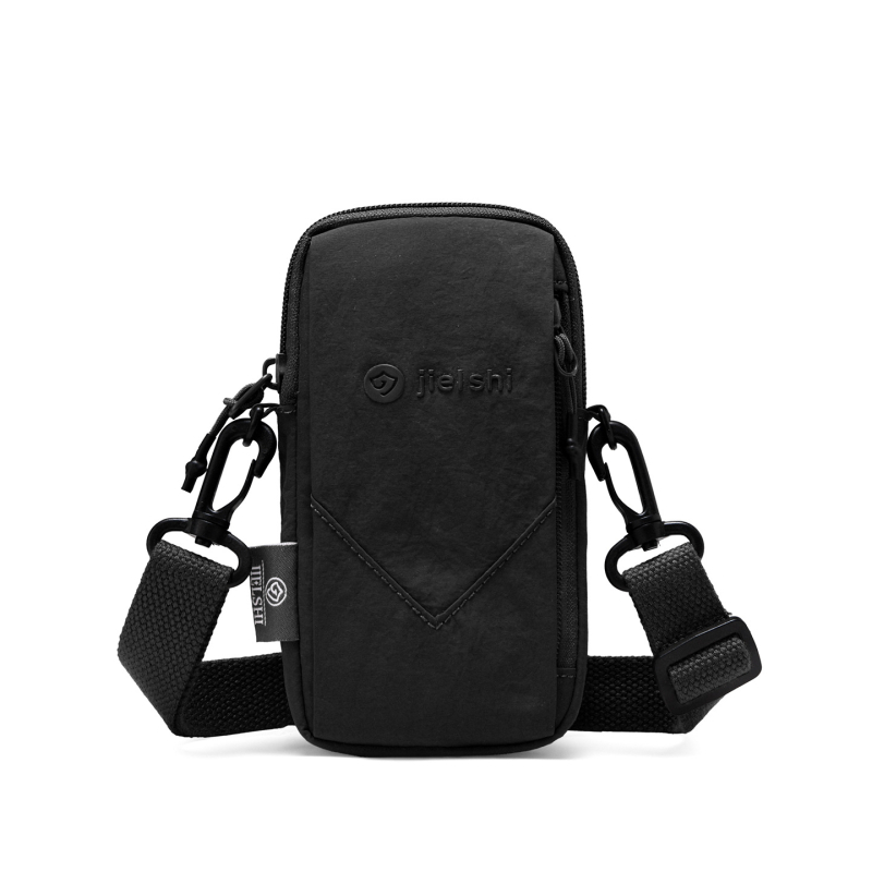 Torba za mobitel za trčanje – najlon, zatvarač, uspravni kvadratni oblik, podstava poliester, izlazak jeseni 2025