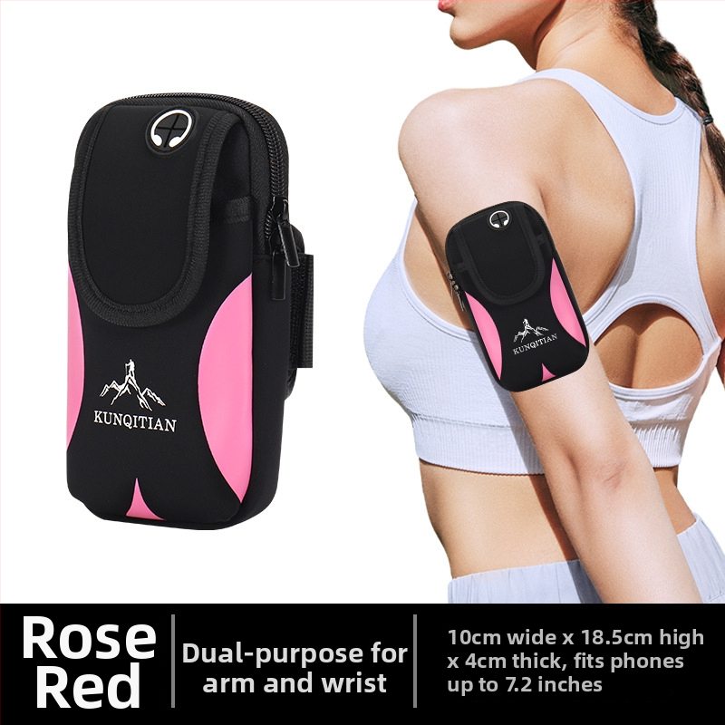 Geantă de braț pentru sporturi în aer liber, material poliester, unisex, siguranță reflectivă pentru noapte