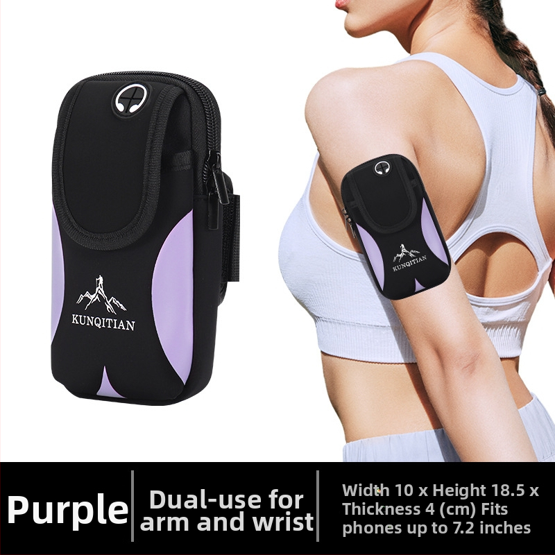 Geantă de braț pentru sporturi în aer liber, material poliester, unisex, siguranță reflectivă pentru noapte