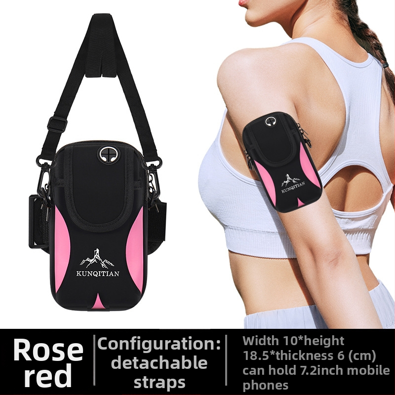 Geantă de braț pentru sporturi în aer liber, material poliester, unisex, siguranță reflectivă pentru noapte