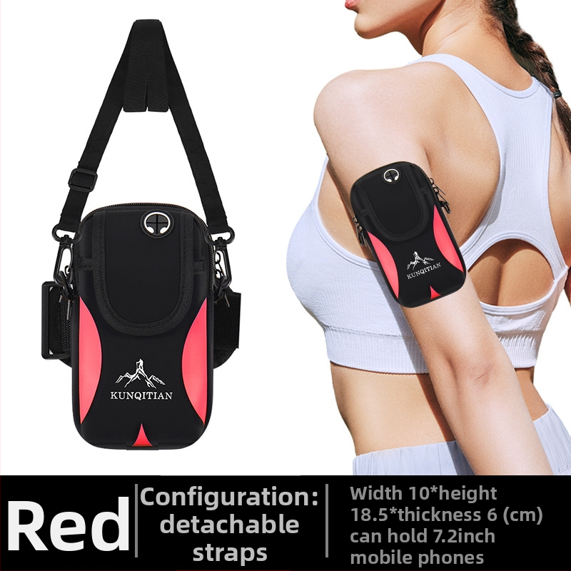 Geantă de braț pentru sporturi în aer liber, material poliester, unisex, siguranță reflectivă pentru noapte