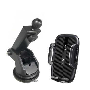 Suport pentru telefon auto pentru bord, montaj cu ventuză, stil minimalist, universal, rotire de 360° (fără baterie; montaj cu ventuză; rotire 360°; universal; minimalist)