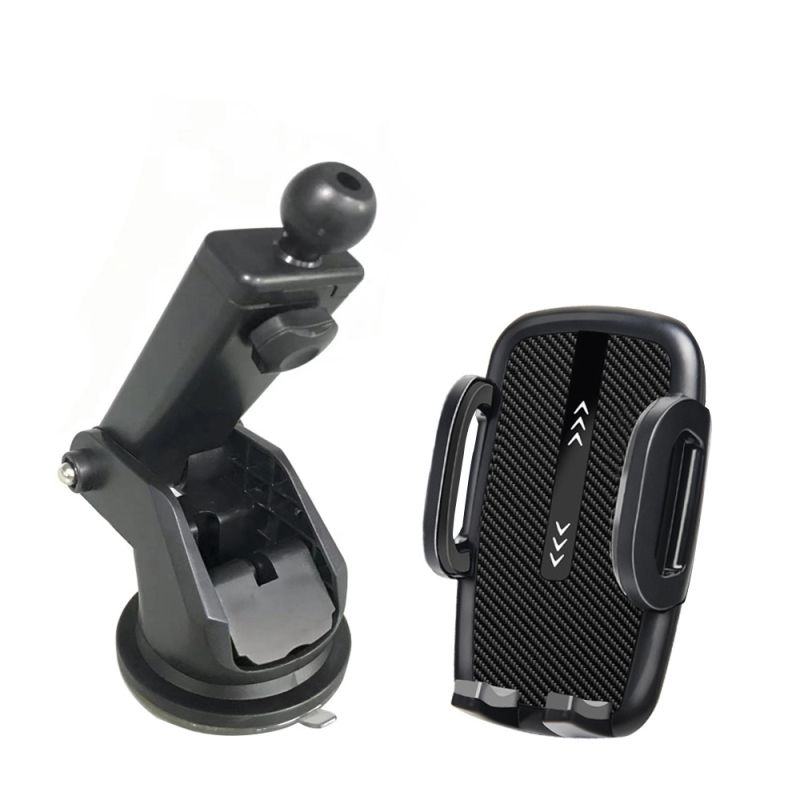 Suport pentru telefon auto pentru bord, montaj cu ventuză, stil minimalist, universal, rotire de 360° (fără baterie; montaj cu ventuză; rotire 360°; universal; minimalist)