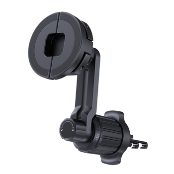 Автомобилен държач за телефон с магнитна щипка за табло — Snap-On монтаж, 15W, универсален за навигационни телефони