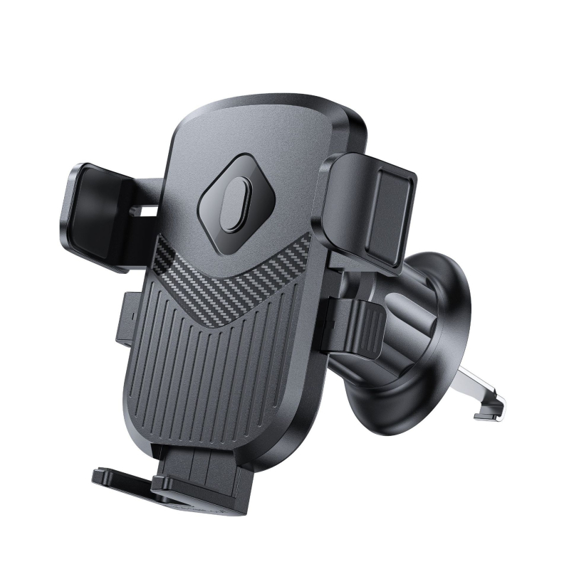 Autós telefontartó automatikus zárással, műszerfalra szerelhető, 360°-os forgás, szívókorong