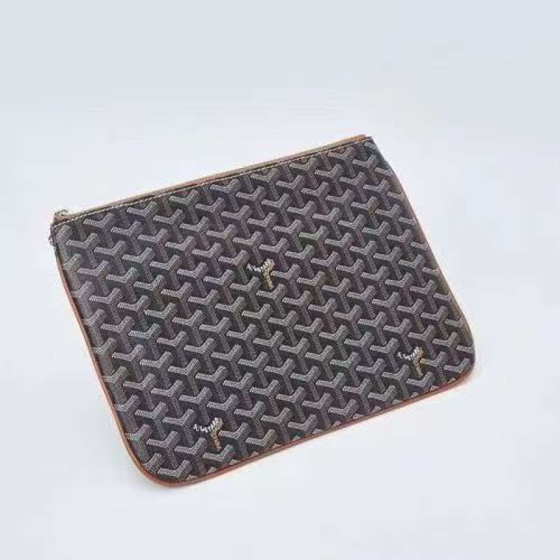 Yuki PU borítéktáska, zip-zárral, vízszintes négyszögletes forma