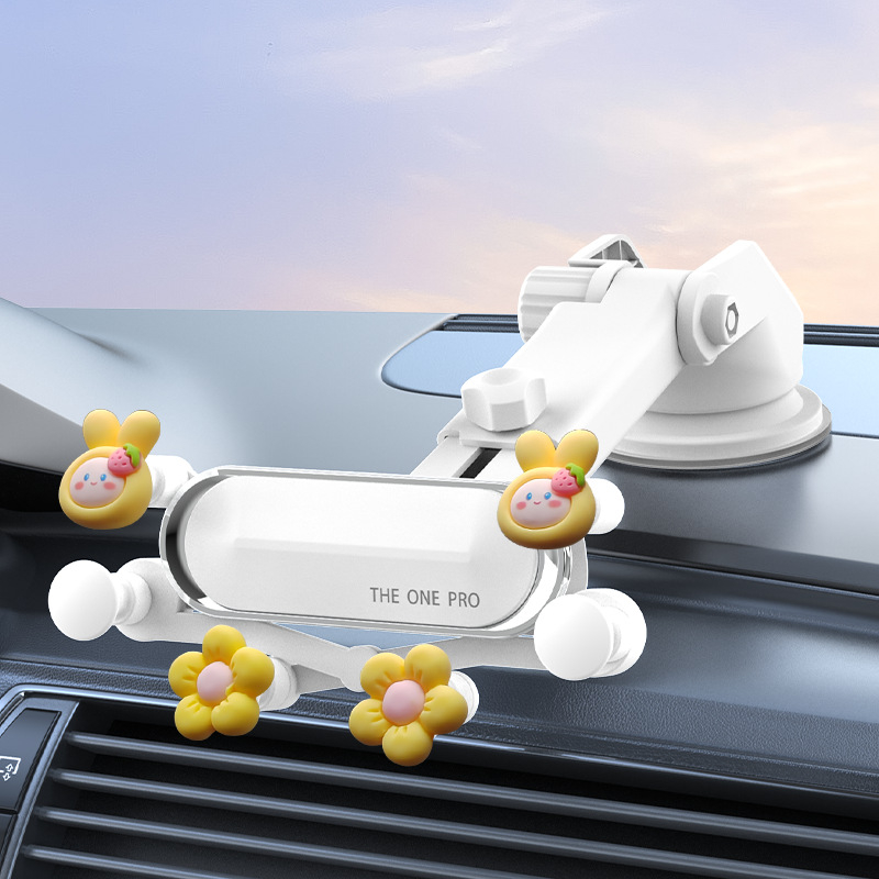 Držiak na telefón do auta s prísavnou základňou na palubnú dosku — univerzálna kompatibilita, 3C certifikát (2023010901591525)