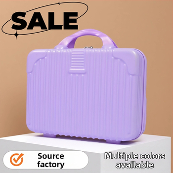 Козметичен калъф с разширителен слой – ултралек ABS, 720 г, универсални колела, цип за отваряне