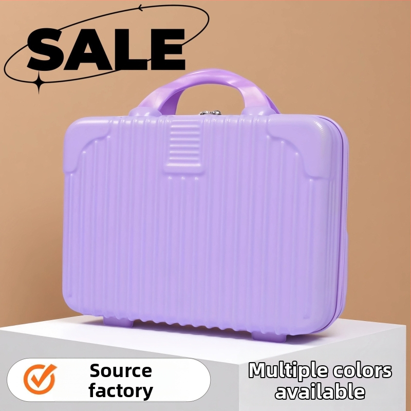 Козметичен калъф с разширителен слой – ултралек ABS, 720 г, универсални колела, цип за отваряне