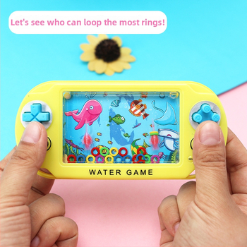 Vandens žaidimų įrenginys su žiedų metimo funkcija – edukacinis, interaktyvus žaislas vaikams nuo 4 iki 6 metų