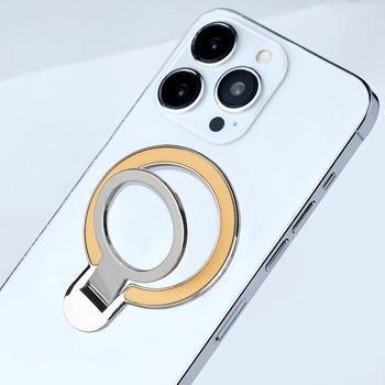 Suport foarte subțire cu inel pentru Apple și Huawei, montaj pe birou și în mașină, din aliaj