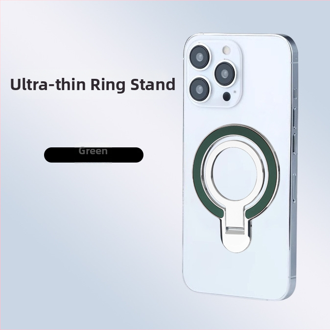 Suport foarte subțire cu inel pentru Apple și Huawei, montaj pe birou și în mașină, din aliaj