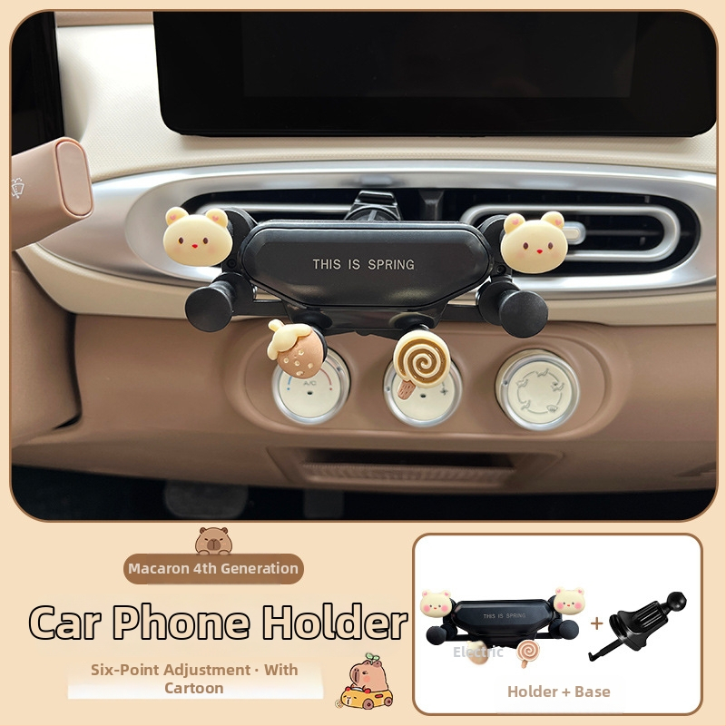 Držač za telefon u automobilu za Wuling Hongguang Macaron Gen 4 – gravitacijsko držanje na otvoru za ventilaciju, kompatibilan s izlazom zraka