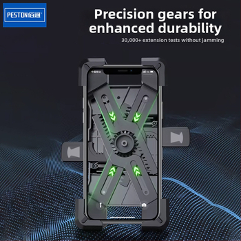 Baitong držiak na telefón na riadidlá s proti vibráciám pre motocykle, bicykle a elektrické bicykle