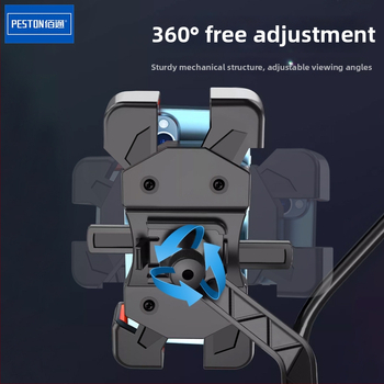 Baitong držiak na telefón na riadidlá s proti vibráciám pre motocykle, bicykle a elektrické bicykle