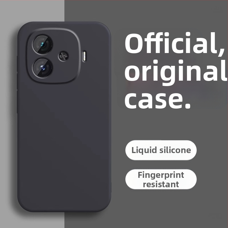 Paimi IQOO tālruņa korpuss, šķidrais silikons, matēta virsma, triecienizturīgs, siltuma izkliede, izturīgs pret nolietojumu