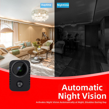 MD29-A HD novērošanas kamera ar platleņķa infrarodu, PIR kustības noteikšana, 1080P, 8–128GB uzglabāšana