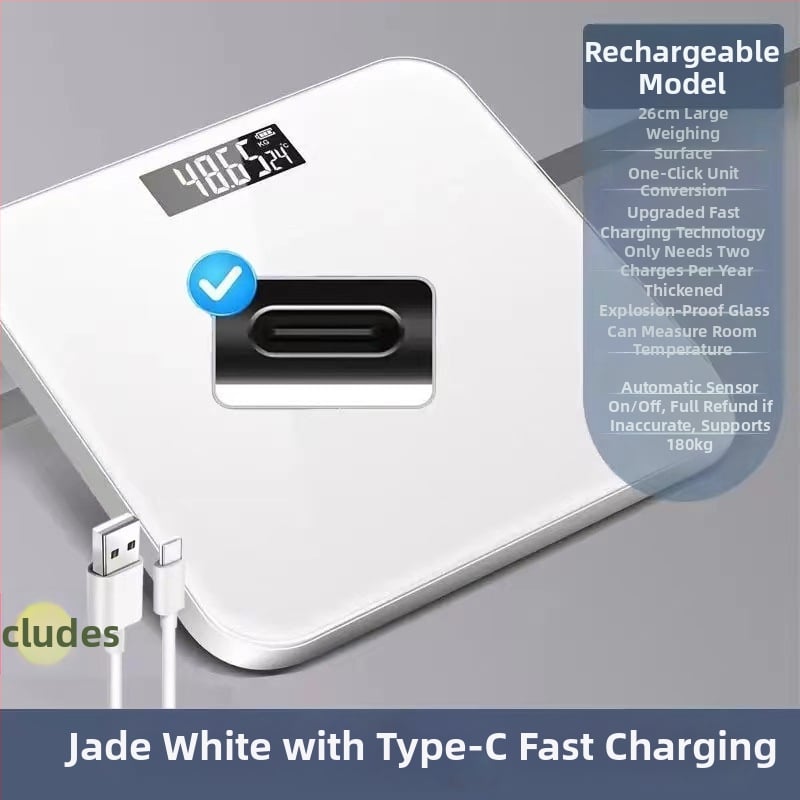 Cântar pentru greutate, alimentat cu baterie, pentru adulți, capacitate 360, design simplu