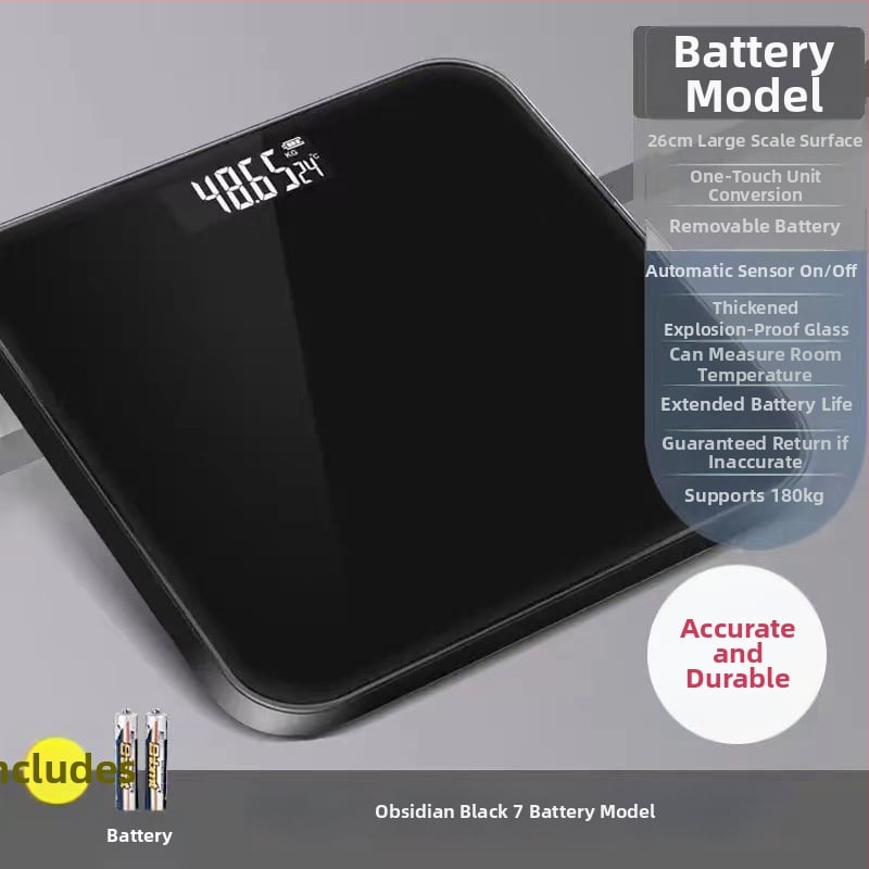 Cântar pentru greutate, alimentat cu baterie, pentru adulți, capacitate 360, design simplu