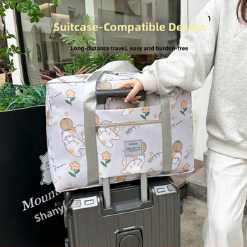 Cestovná taška - kubický tvar, Oxford látka, viacúčelová, model 156414