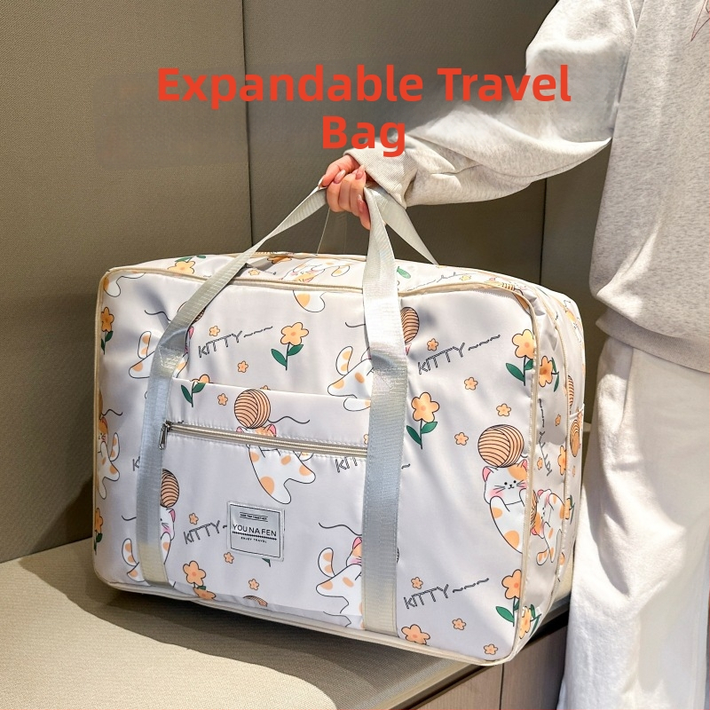 Cestovná taška - kubický tvar, Oxford látka, viacúčelová, model 156414