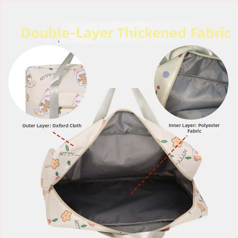 Cestovná taška - kubický tvar, Oxford látka, viacúčelová, model 156414