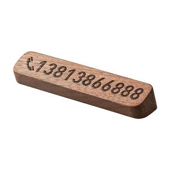 Drvena privremena pločica za parkiranje s QR kodom, porijeklo Guangzhou, ispisani OK logotip, ovlaštene privatne marke