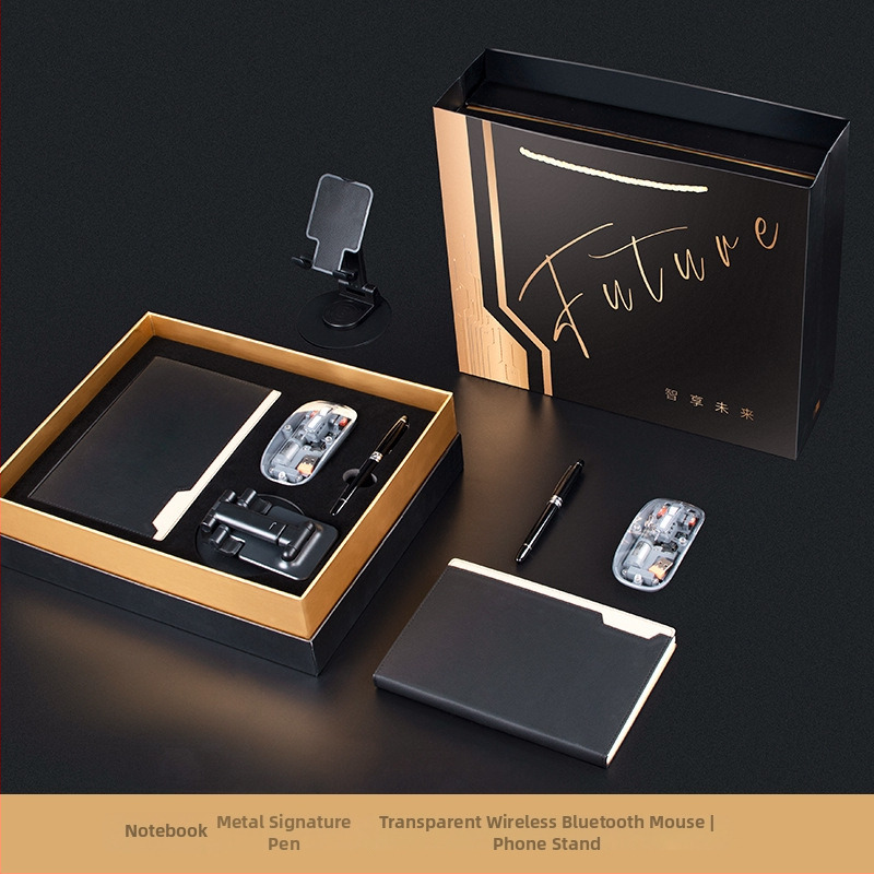 Set de cadouri pentru afaceri, cu design metalic modern, pentru conferințe corporative și cadouri pentru clienți