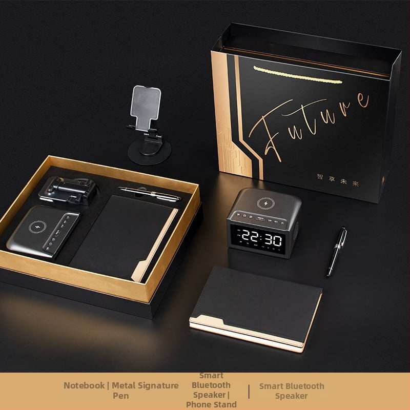 Set de cadouri pentru afaceri, cu design metalic modern, pentru conferințe corporative și cadouri pentru clienți